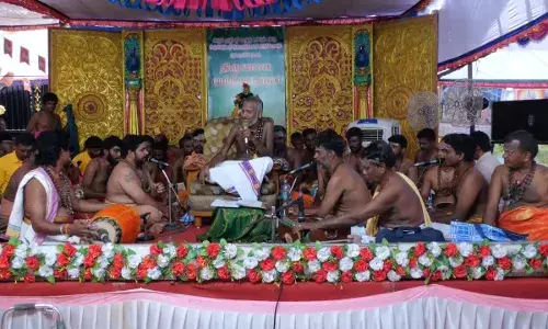 திரிபுராந்தீஸ்வரர் திருக்கோயில் சித்திரை திருவிழாவில் திருவாசகம் முற்றோதுதல்