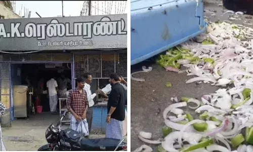நாகை அருகே பிரியாணி கடையை சூறையாடிய தி.மு.க.- கம்யூனிஸ்டு கட்சியினர்
