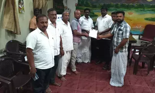 குமாரபாளையத்தில் திமுக உட்கட்சி தேர்தல் விண்ணப்பம் வினியோகம்