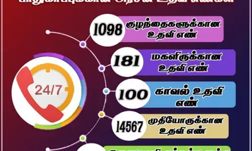அரியலூர் மாவட்டத்தில் பொதுமக்களுக்கு 24 மணி நேரமும் உதவ எண்கள் அறிவிப்பு