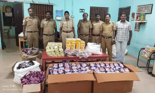 தஞ்சை மாவட்டம் சுவாமிமலை அருகே 100 கிலோ குட்கா பறிமுதல்