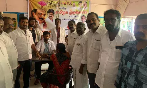 குமாரபாளையத்தில் இலவச மருத்துவ முகாம்: நகராட்சி சேர்மன் துவக்கி வைத்தார்