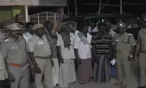 திருத்துறைப்பூண்டி அருகே லகூன் பகுதியில் கடல் வரிமட்டி கடத்திய 8 பேர் கைது