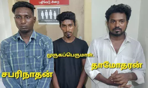 பழிக்குபழியாக அமரர்ஊர்தி வாகனங்கள் எரிப்பு: 3பேர் கைது