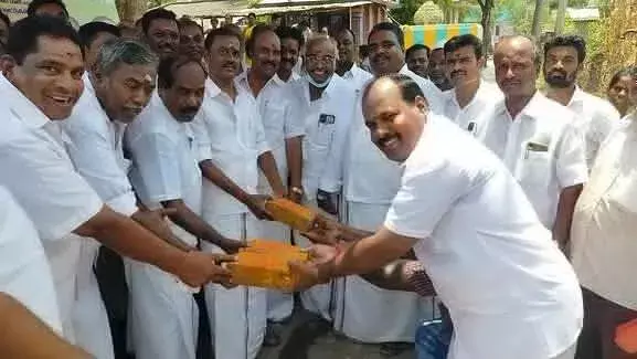 ஆரணியில் ரூ.30 லட்சம் வளர்ச்சிட்ட பணிகளுக்கு பூமி பூஜை