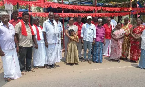 அந்தியூரில் சிபிஎம் மற்றும் சிஐடியு சார்பில் 136-வது மே தின விழா