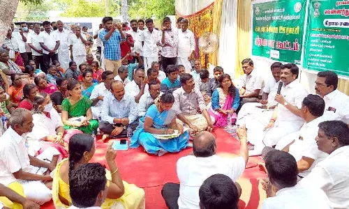 கட்டனாச்சம்பட்டி கிராம சபைக் கூட்டத்தில் எம்.பி ராஜேஷ்குமார் பங்கேற்பு
