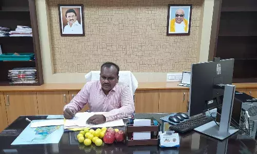 குமாரபாளையம் நகராட்சி புதிய கமிஷனர்   பொறுப்பேற்பு