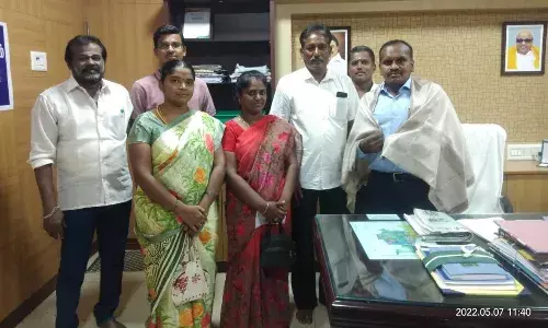 குமாரபாளையம் நகராட்சி புதிய கமிஷனருக்கு மக்கள் நீதி மய்யத்தினர் வாழ்த்து