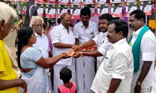 திருப்பனந்தாளில் அமமுக சார்பில் தண்ணீர் பந்தல் திறப்பு விழா
