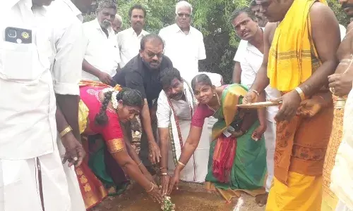 புதிய துணை ஆரம்ப சுகாதார நிலையத்திற்கு அடிக்கல் நாட்டிய எம்எல்ஏ