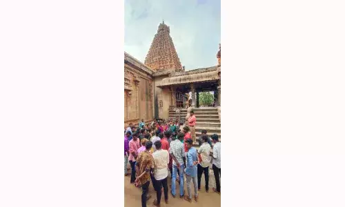 உலக அருங்காட்சியங்கள் தினம்: தஞ்சை பெரிய கோவிலில் விழிப்புணர்வு நிகழ்ச்சி உலக அருங்காட்சியங்கள் தினம்: தஞ்சை பெரிய கோவிலில் விழிப்புணர்வு நிகழ்ச்சி