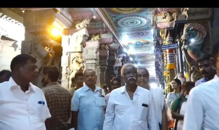 மதுரை மீனாட்சியம்மன் கோவில் திருப்பணி: சிறப்பு குழுவினர் ஆய்வு: மதுரை மீனாட்சியம்மன் கோவில் திருப்பணி: சிறப்பு குழுவினர் ஆய்வு: