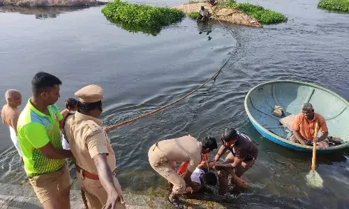 பவானி: தென்மேற்கு பருவமழையை முன்னிட்டு தீயணைப்பு துறையினர் ஒத்திகை பயிற்சி பவானி: தென்மேற்கு பருவமழையை முன்னிட்டு தீயணைப்பு துறையினர் ஒத்திகை பயிற்சி