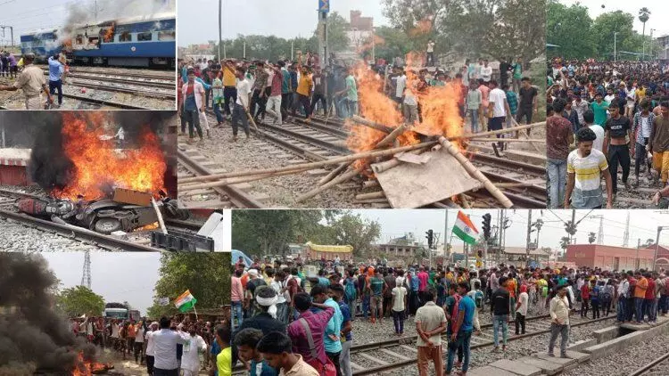 அக்னிபத் திட்டம்: இளைஞர்கள் போராட்டத்திற்கு புரிதல் இல்லை என்பதே காரணமா? அக்னிபத் திட்டம்: இளைஞர்கள் போராட்டத்திற்கு புரிதல் இல்லை என்பதே காரணமா?