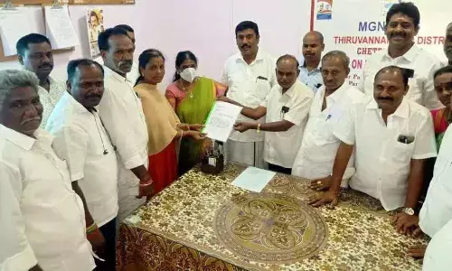 சேத்துப்பட்டு திமுக கவுன்சிலர் ராஜினாமா