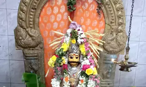 ஆனி அமாவாசையை முன்னிட்டு  வெண்ணந்தூர் 5 முனியப்ப சாமிக்கு சிறப்பு பூஜை