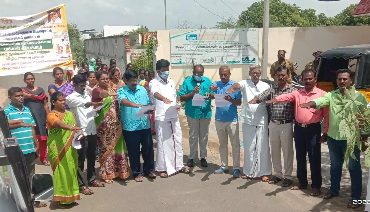 காரியாபட்டி பேரூராட்சி சார்பில் உறுதிமொழி ஏற்பு காரியாபட்டி பேரூராட்சி சார்பில் உறுதிமொழி ஏற்பு