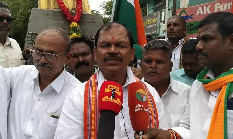 தமிழகத்தில் மாற்றம் வரும்: இந்து மக்கள் கட்சித் தலைவர் அர்ஜூன் சம்பத் பேச்சு தமிழகத்தில் மாற்றம் வரும்: இந்து மக்கள் கட்சித் தலைவர் அர்ஜூன் சம்பத் பேச்சு