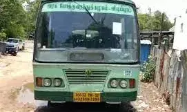 திண்டிவனத்தில் நஷ்ட ஈடு வழங்காத அரசு பேருந்து ஜப்தி