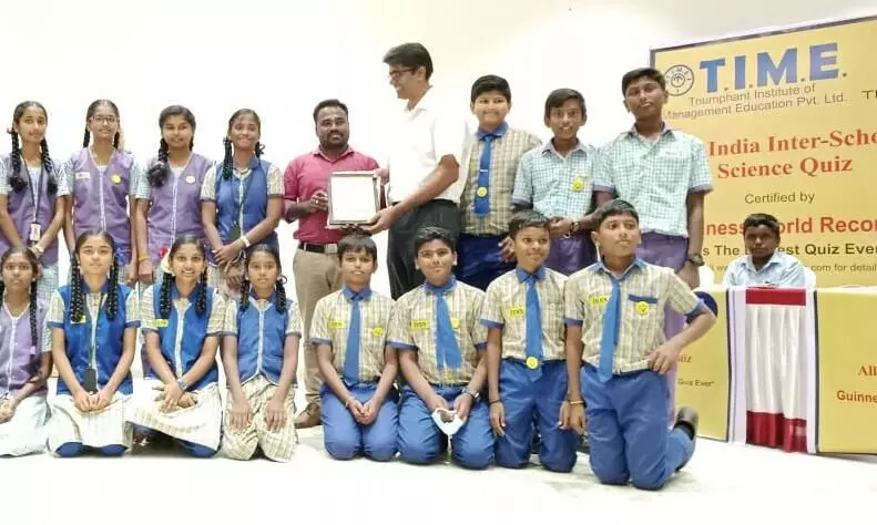 JKKN மெட்ரிக் மேல்நிலைப்பள்ளி மாணவர்கள் TIME வினாடி-வினா நிகழ்ச்சியில் பங்கேற்று சாதனை JKKN மெட்ரிக் மேல்நிலைப்பள்ளி மாணவர்கள் TIME வினாடி-வினா நிகழ்ச்சியில் பங்கேற்று சாதனை