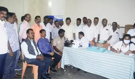 மணலியில் சிபிசிஎல் ஓபிசி பணியாளர் நல சங்கம் சார்பில் மருத்துவமுகாம் மணலியில் சிபிசிஎல் ஓபிசி பணியாளர் நல சங்கம் சார்பில் மருத்துவமுகாம்