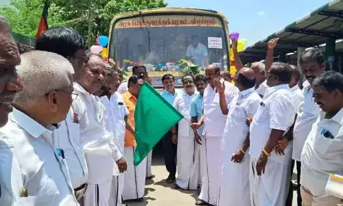 செய்யாற்றில் புதிய வழித்தடத்தில்  3  பேருந்துகள் இயக்கம்