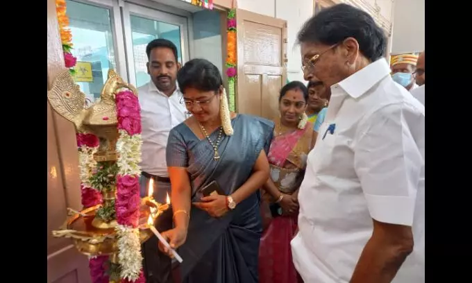 சிவகாசி அரசு மருத்துவமனையில் புதிய ஆய்வகம்: காணொலியில் முதல்வர் தொடக்கம் சிவகாசி அரசு மருத்துவமனையில் புதிய ஆய்வகம்: காணொலியில் முதல்வர் தொடக்கம்
