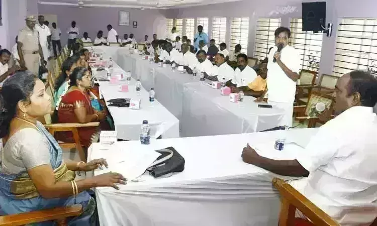 விழுப்புரம் மாவட்ட ஊராட்சி குழு கூட்டத்தில்  திட்டப்பணிகளுக்கான தீர்மானம்