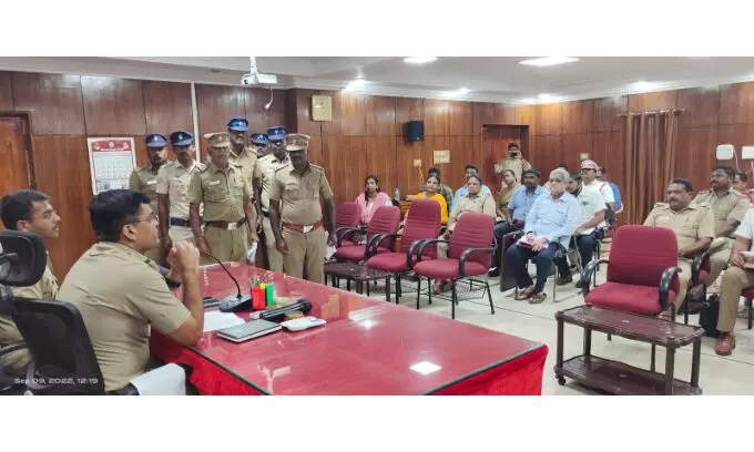 விழுப்புரத்தில் சாலை பாதுகாப்பு ஆலோசனைக் கூட்டம் விழுப்புரத்தில் சாலை பாதுகாப்பு ஆலோசனைக் கூட்டம்