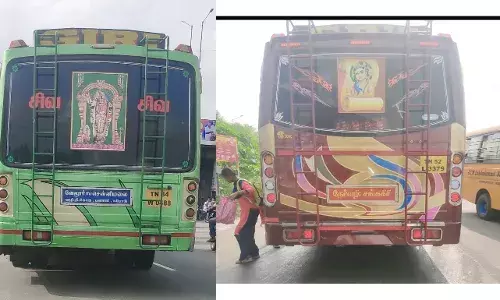 குமாரபாளையம் பஸ் நிலையம் வராமல் செல்லும் பஸ்களால் பயணிகள் அவதி