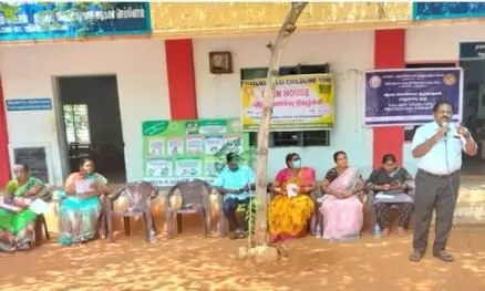 புதுக்கோட்டை சைல்டு லைன் 1098 சார்பில் திறந்த வெளி விழிப்புணர்வு கூட்டம் புதுக்கோட்டை சைல்டு லைன் 1098 சார்பில் திறந்த வெளி விழிப்புணர்வு கூட்டம்