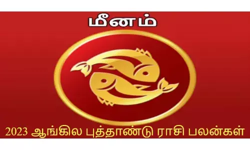 ஆங்கில புத்தாண்டு ராசி பலன்கள்: மீன ராசி