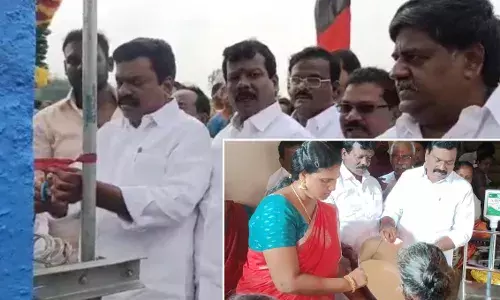 புதிய மின்மாற்றி, பகுதி நேர நியாய விலைக் கடை : எம்எல்ஏ திறந்து வைத்தார்.