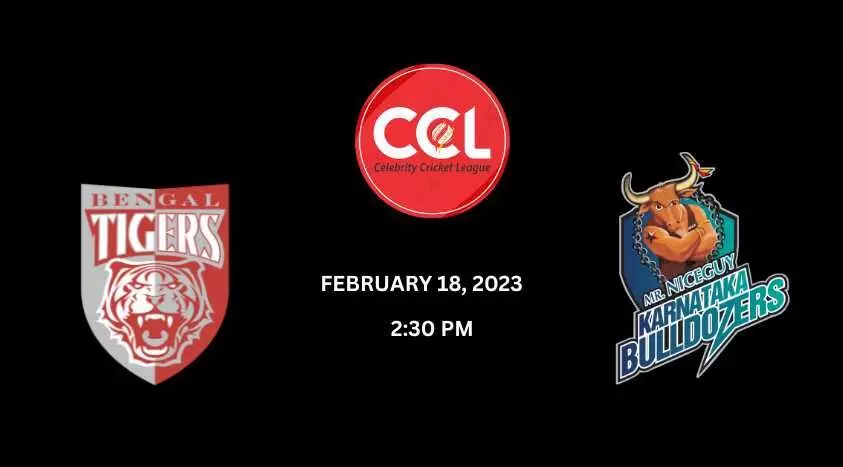 Celebrity Cricket League 2023 : பெங்கால் டைகர்ஸ் Vs கர்நாடகா புல்டோசர்ஸ் Celebrity Cricket League 2023 : பெங்கால் டைகர்ஸ் Vs கர்நாடகா புல்டோசர்ஸ்