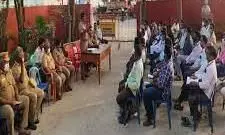குற்ற சம்பவங்களை தடுக்க ஆரணி வட்டார வங்கி மேலாளர்களுக்கு போலீசார் அறிவுரை குற்ற சம்பவங்களை தடுக்க ஆரணி வட்டார வங்கி மேலாளர்களுக்கு போலீசார் அறிவுரை