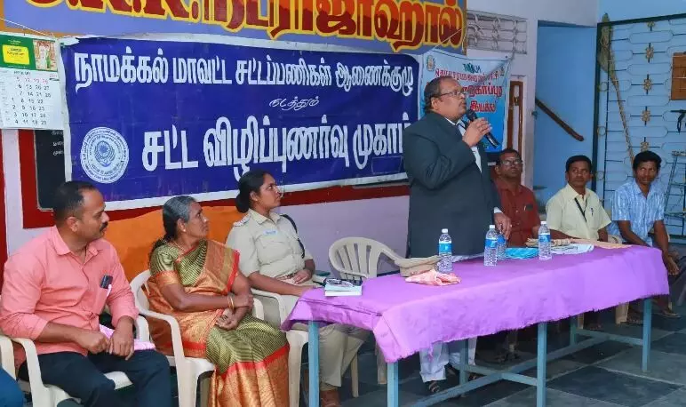 குமாரபாளையத்தில் இலவச சட்ட விழிப்புணர்வு முகாம் குமாரபாளையத்தில் இலவச சட்ட விழிப்புணர்வு முகாம்