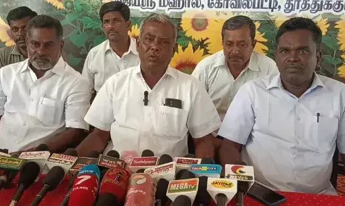 விவசாயிகளின் ஒப்புதல் இல்லாமல் நிலம் கையகப்படுத்தும் அரசு.. விவசாயிகள் சங்கம் குற்றச்சாட்டு... விவசாயிகளின் ஒப்புதல் இல்லாமல் நிலம் கையகப்படுத்தும் அரசு.. விவசாயிகள் சங்கம் குற்றச்சாட்டு...