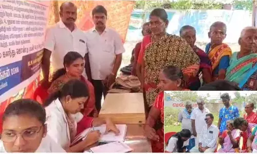 பெரியபாளையம் அருகே வெங்கல் பகுதியில் இலவச கண் சிகிச்சை முகாம் பெரியபாளையம் அருகே வெங்கல் பகுதியில் இலவச கண் சிகிச்சை முகாம்