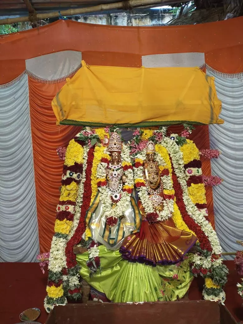 குமாரபாளையம் சவுண்டம்மன் கோவில்களில் சுவாமிகளுக்கு திருக்கல்யாண விழா குமாரபாளையம் சவுண்டம்மன் கோவில்களில் சுவாமிகளுக்கு திருக்கல்யாண விழா