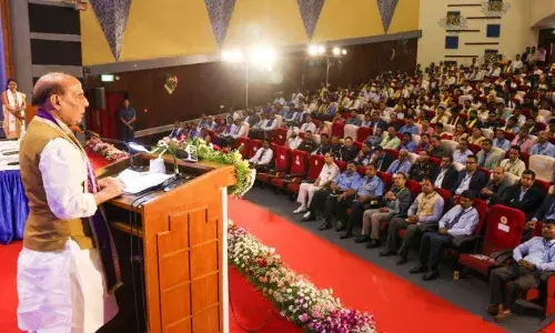 கணினி , விண்வெளி  அச்சுறுத்தல்களை எதிர்கொள்ள மேம்பட்ட தொழில்நுட்பம் அவசியம்: ராஜநாத் சிங்
