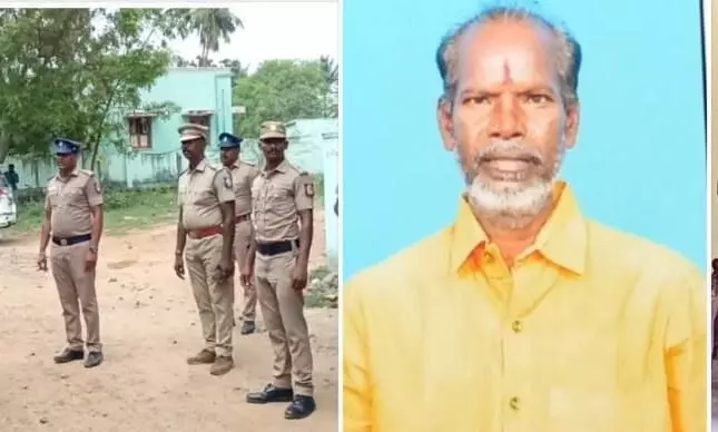 மீஞ்சூர்; வீட்டில் தூங்கி கொண்டிருந்த முதியவர் தலையில் கல்லைப் போட்டு கொலை மீஞ்சூர்; வீட்டில் தூங்கி கொண்டிருந்த முதியவர் தலையில் கல்லைப் போட்டு கொலை
