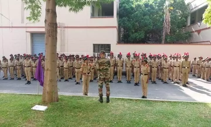 குமாரபாளையத்தில் தேசிய மாணவர் படை பயிற்சி முகாம் குமாரபாளையத்தில் தேசிய மாணவர் படை பயிற்சி முகாம்