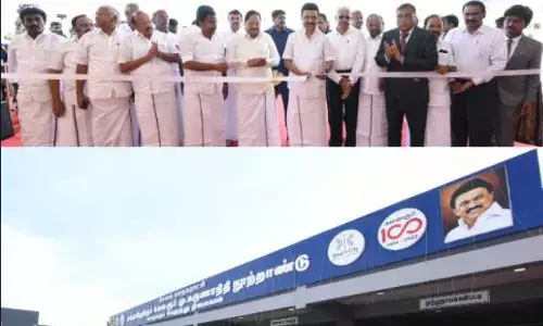 சேலத்தில் ஈரடுக்கு பேருந்து நிலையத்தை திறந்து வைத்த முதல்வர் சேலத்தில் ஈரடுக்கு பேருந்து நிலையத்தை திறந்து வைத்த முதல்வர்