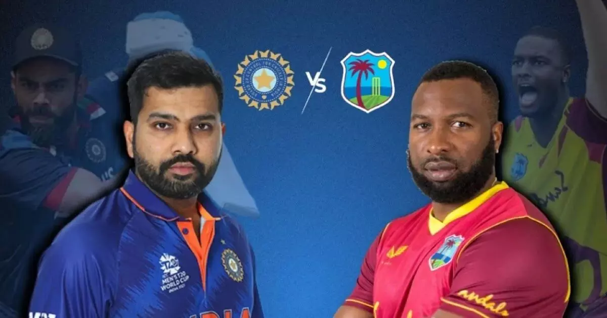 ind vs wi series 2023 நம்ம ஊர்ல எத்தன மணிக்கு தெரியுமா? இன்னும் பல விவரங்களுடன்..! ind vs wi series 2023 நம்ம ஊர்ல எத்தன மணிக்கு தெரியுமா? இன்னும் பல விவரங்களுடன்..!