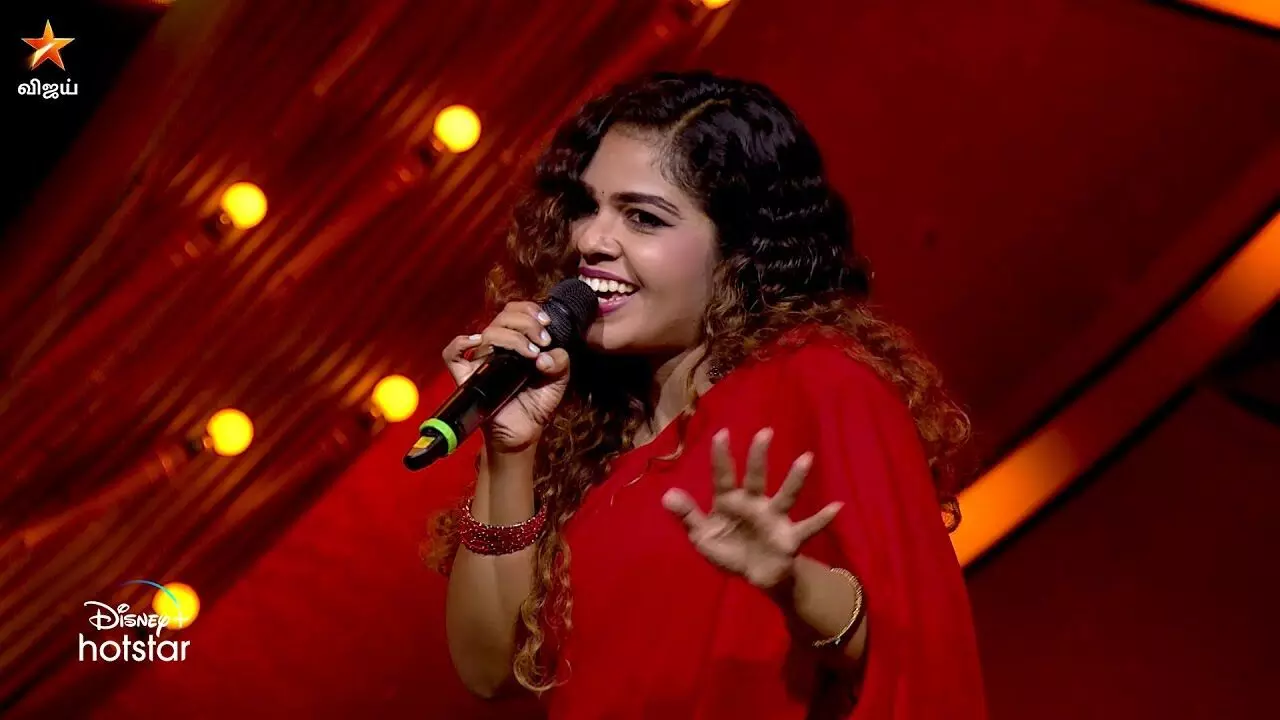 சூப்பர் சிங்கர் சீசன் 9 பிரியா ஜெர்சன் பாடிய பாடல் இதுதான்! சூப்பர் சிங்கர் சீசன் 9 பிரியா ஜெர்சன் பாடிய பாடல் இதுதான்!