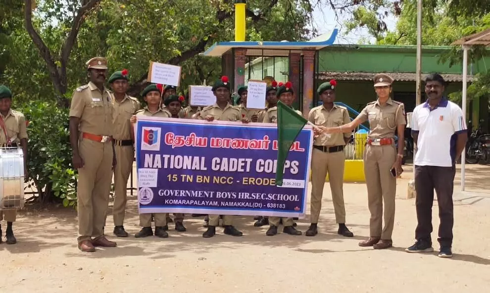 குமாரபாளையத்தில் உலக போதை பொருள் விழிப்புணர்வு பேரணி குமாரபாளையத்தில் உலக போதை பொருள் விழிப்புணர்வு பேரணி