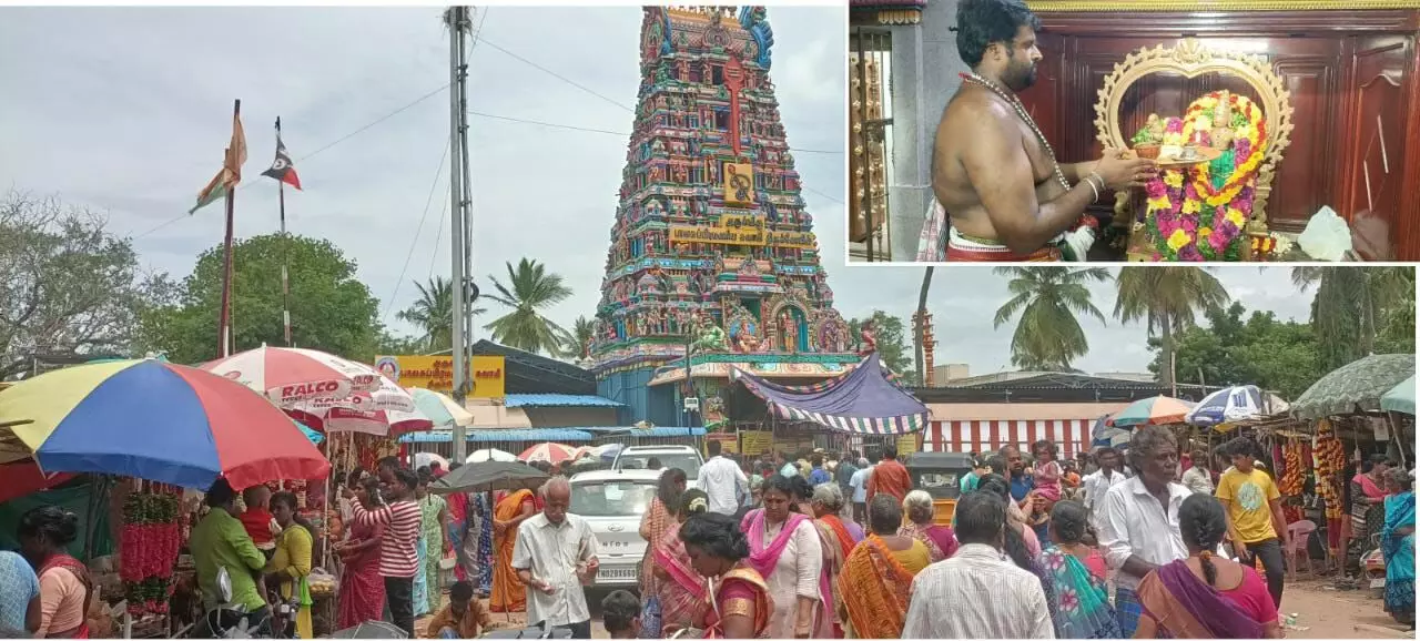 சிறுவாபுரி பாலசுப்பிரமணியசுவாமி கோவிலில் அதிக அளவில் திரண்ட பக்தர்கள் சிறுவாபுரி பாலசுப்பிரமணியசுவாமி கோவிலில் அதிக அளவில் திரண்ட பக்தர்கள்