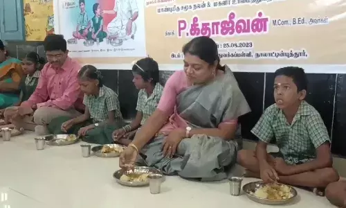கோவில்பட்டியில் காலை உணவு விரிவாக்க திட்டத்தை துவக்கி வைத்தார் அமைச்சர் கோவில்பட்டியில் காலை உணவு விரிவாக்க திட்டத்தை துவக்கி வைத்தார் அமைச்சர்