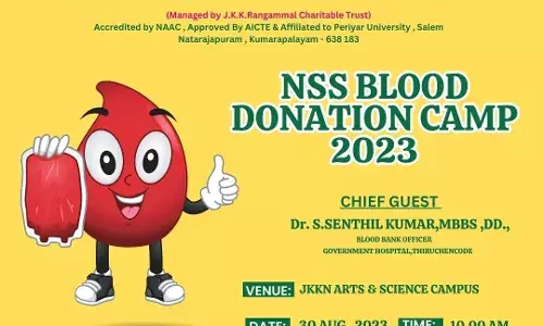 ஜே.கே.கே.நடராஜா கலை மற்றும் அறிவியல் கல்லூரியில் மாபெரும் இரத்ததான முகாம் ஜே.கே.கே.நடராஜா கலை மற்றும் அறிவியல் கல்லூரியில் மாபெரும் இரத்ததான முகாம்
